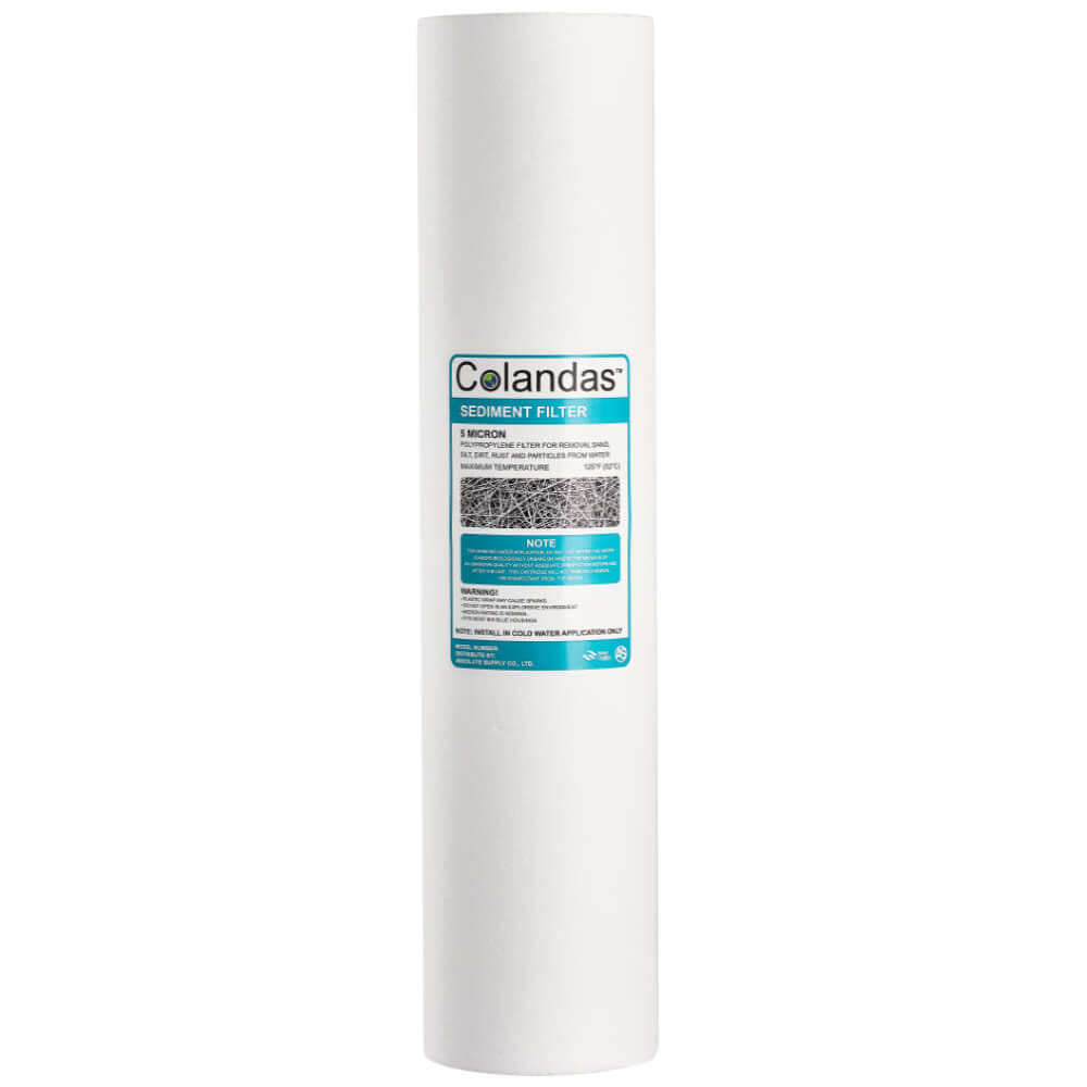 ไส้กรอง PP 5 MICRON COLANDAS BIG BLUE รุ่น PPBB20 ขนาด 20 นิ้ว เส้นผ่านศูนย์กลาง 4.5 นิ้ว 